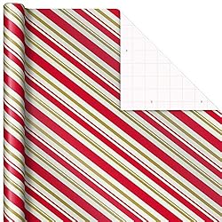 Hallmark Bulk Christmas Wrapping Paper with Cut