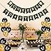 Konsait 40th Birthday Decoration, Cheers to 40 Birthday Banner,Hello 40 Birthday Balloons, Black and Gold,for Man Women Celebration 40th Birthday for 40 Years Old Party Decor Favors Supplies