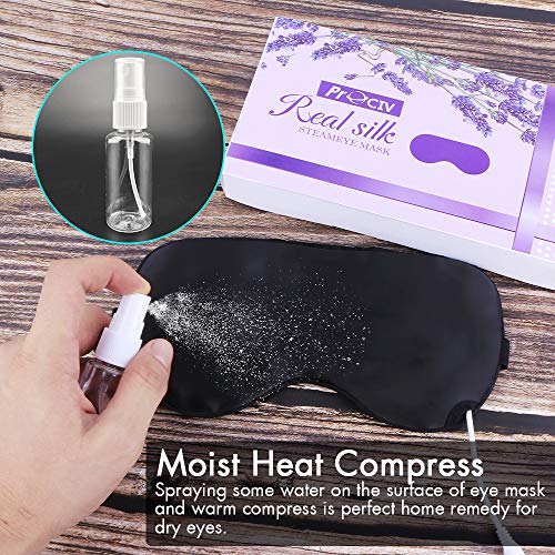 Heated Eye Mask, Far Infrared Moist Heat Eye Compress Mask USB Powered