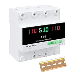 63A 110V Automatic/Manual Transfer Switch, Dual