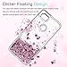 LeYi for Google Pixel 2 XL Case (Not Fit Pixel 2) with Tempered Glass Screen Protector for Girls Women, Glitter Bling Sparkle Liquid TPU Protective Cute Phone Case for Google Pixel 2XL Rose Gold