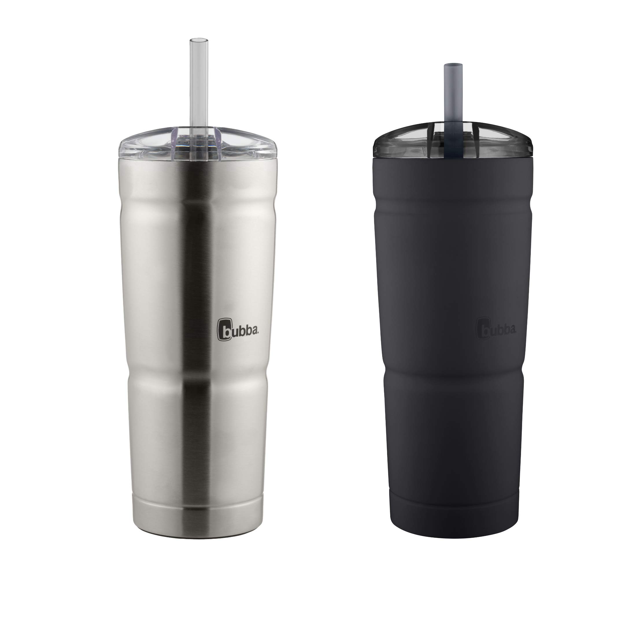 Bubba Envy S Tumbler, 24 oz, Black and Stainless Steel, 2 Pack
