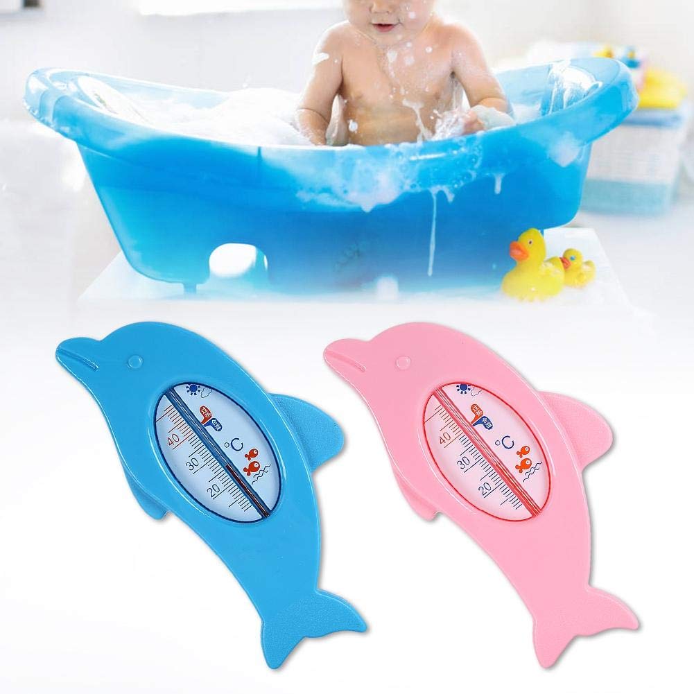Bleu Thermometre De Bain Et De Chambre Jouet De Bain Thermometre Digital En Forme De Dauphin Mignon Jouet Flottant Thermometre De Securite Copain Nageur Cadeau Pour Nouveau Ne Thermometres De Bain Le Bain