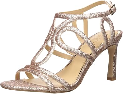 jewel sandals rose gold