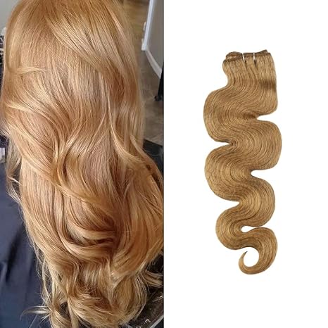 Buy Moresoo 24 Inch Body Wave Hair Weft Color Caramel Blonde 27