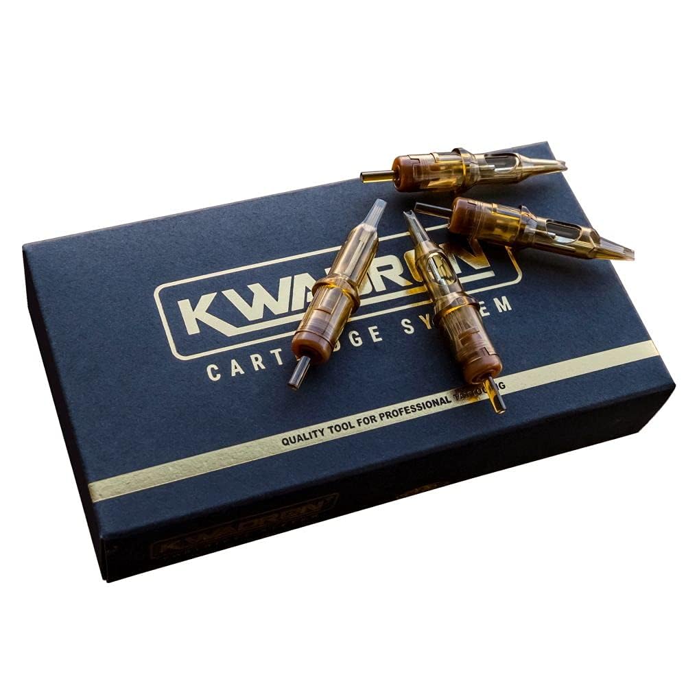 Photo 1 of kwadron Premium Tattoo Cartridge Needles Box of 20 (9MGMT 0.35)