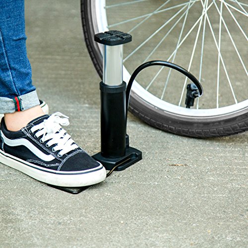 image for Gelma Bike Tire Pump Portable Bike Floor Pump Foot Activated Bike Pump