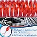 Child Safety 2 Pack Anti Lost Child Wrist Leash - Skin Friendly - Cotton Strap Safety Harness 1.5 & 2.5 m - Brace Restraint Harnesses & Leashes for Children - Bonus Child Finger Toothbrush (Orange)
