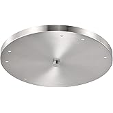 Five Pendant Light Round Canopy Accessory Light Kit, 15-3/4 inch Flush Mount Cluster Canopy, Hanging 5 Lights with One Outlet