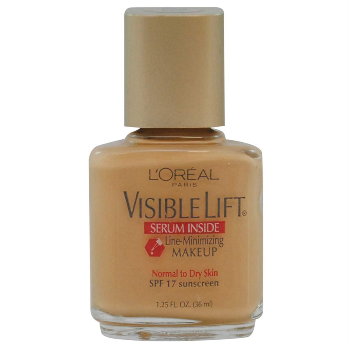 L'Oreal Paris Visible Lift Line-Minimizing & Tone-Enhancing Makeup, 120 Creme cafe, 1.25 Ounces (3 PACK)