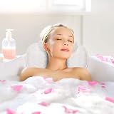 Bossjoy 3D Mesh Bath Pillow 6 Suction Cups Neck Back Support Spa Hot Tub view 2
