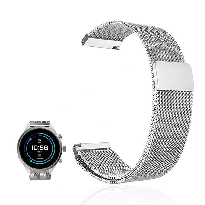 FRGNIE - Correa de Repuesto para Fossil Sport Band (Acero ...