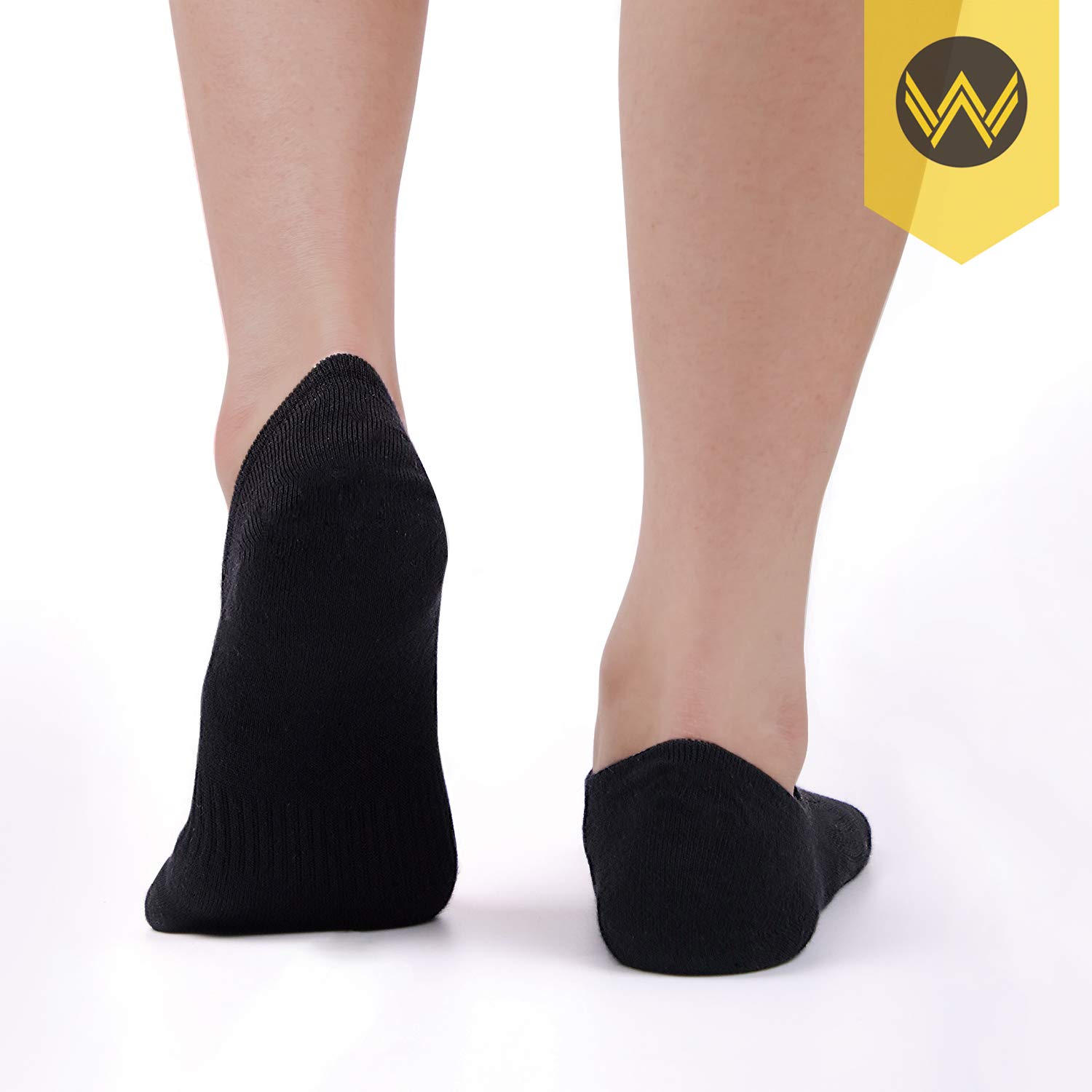 No Show Socks Mens 7 Pair Cotton Thin Non Slip Low Cut Men Invisible