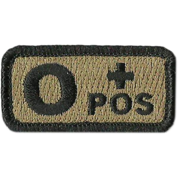 Car Accessories Kit Tactical Blood Type Patch - Type A Positive 2x1 ...