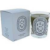 Diptyque Feu de bois Candle, 6.5 oz, Red, 3.5" Tall x 3" Diameter