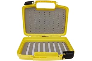 Aventik Streamer Fly Box Click Lock Large Streamer Flies Fishing Box Boating Box with Different Foams14X11X3.35 inch/10.43X8.
