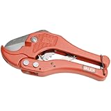 Cesoia A Cricchetto Per Tubi – Taglia Tubi PVC, PE, Multistrato E Alluminio – Diametro Max 42 Mm (Colore Rosso) - 5