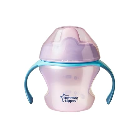 Tommee Tippee Tommee Tippee Closer to Nature First Sips Transition Cup, Pink, 5 Ounce, 1 Count