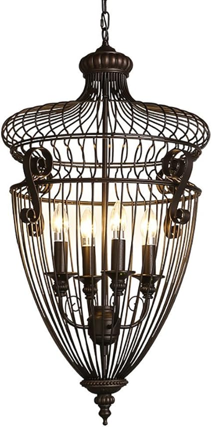 HOMEE Decke Kronleuchter-Beleuchtung Eisen Kronleuchter Retro