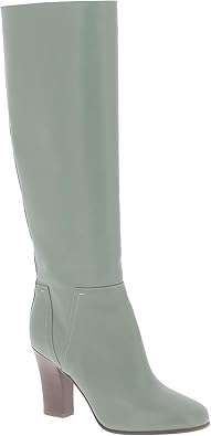Valentino Botas Altas para Mujer en Piel Verde Oliva: Amazon.es: Zapatos y complementos