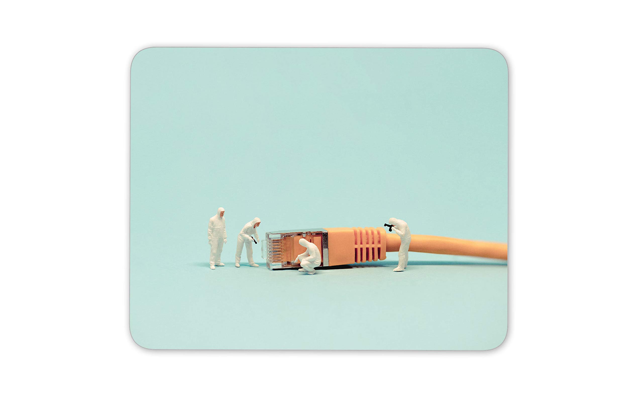 Funny Networking Cable Mouse Mat Pad - IT Geek Funny Office Computer #14171