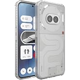 TUDIA SKN Designed for Nothing Phone (2a) / (2a) Plus Case, [Reinforced Corners] Shockproof Anti-Yellowing Slim Grip Semi-Transparent Matte TPU Bumper Drop Protection - Frosted Clear