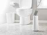 Joseph Joseph Flex Smart Hygienic Silicone Toilet Brush & Holder White Grey view 4