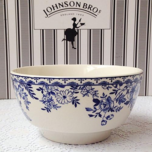 BZCPZ Underglaze blue and white porcelain tableware bowl dessert bowl,A 5.5 inch rice bowl