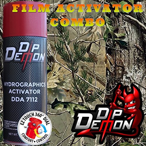 Hydrographic Film Camouflage Combo Kit Early Season Camouflage Camo Hunting Hydro Graphic Water Transfer Film Activator Hydro Dipping Dip Demon