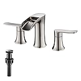 Yundoom Brushed Nickel Widespread Bathroom Sink