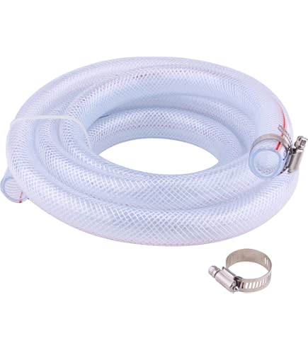 Master Plumber Tubo In PVC, Trasparente, 1/8 X 1/4 Di Pollice. X 100