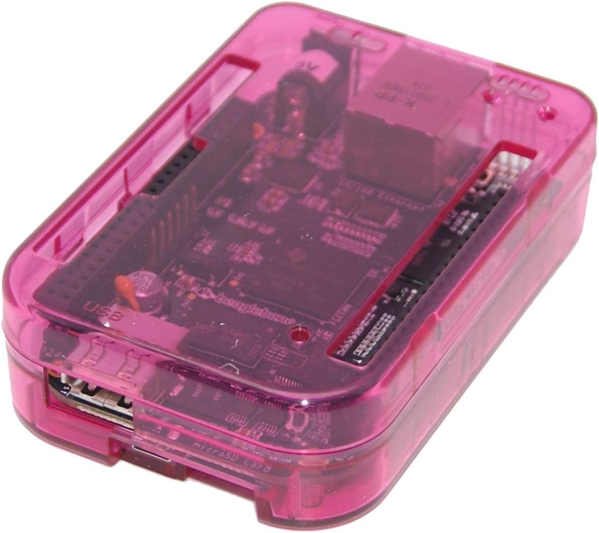 SB Components Protective Pink Case for BeagleBone Black Case Cover for Beaglebone (Pack of 1) - Image 5