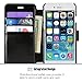 iPhone 6 Case iPhone 6S Case OCASE [Screen Protector Included] Leather Wallet Case [Slim Fit] - for Apple iPhone 6/6S Devices - Black
