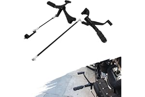 TESOROMOTOR Motorcycle Forward Controls Complete Kit Footpegs Levers Linkages Fit For Harley Sportster XL 1200 883 2004-2013 Roadster Forty Eight Iron Superlow Nightster (Black, For 2004-2013)