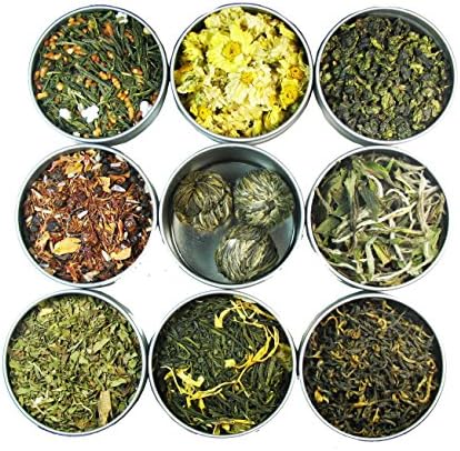 Greenhilltea loose tea samples (Classic 9 Tea Sampler)