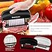 Meat Tenderizer Needle, DIWENHOUSE 48 Ultra Sharp Stainless Steel Blades with Cleaning Brush, Professional Cookware Kitchen Gadget Tenderizing Steak Turkey Chicken Beef Fish Pork (Black)
