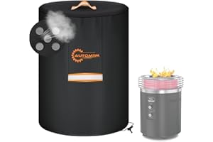 Fire Pit Cover for Ninja Fireside360 Outdoor Heater & Fire Pit, 600D Oxford Waterproof PVC & Nighttime Protection FirePit Cov