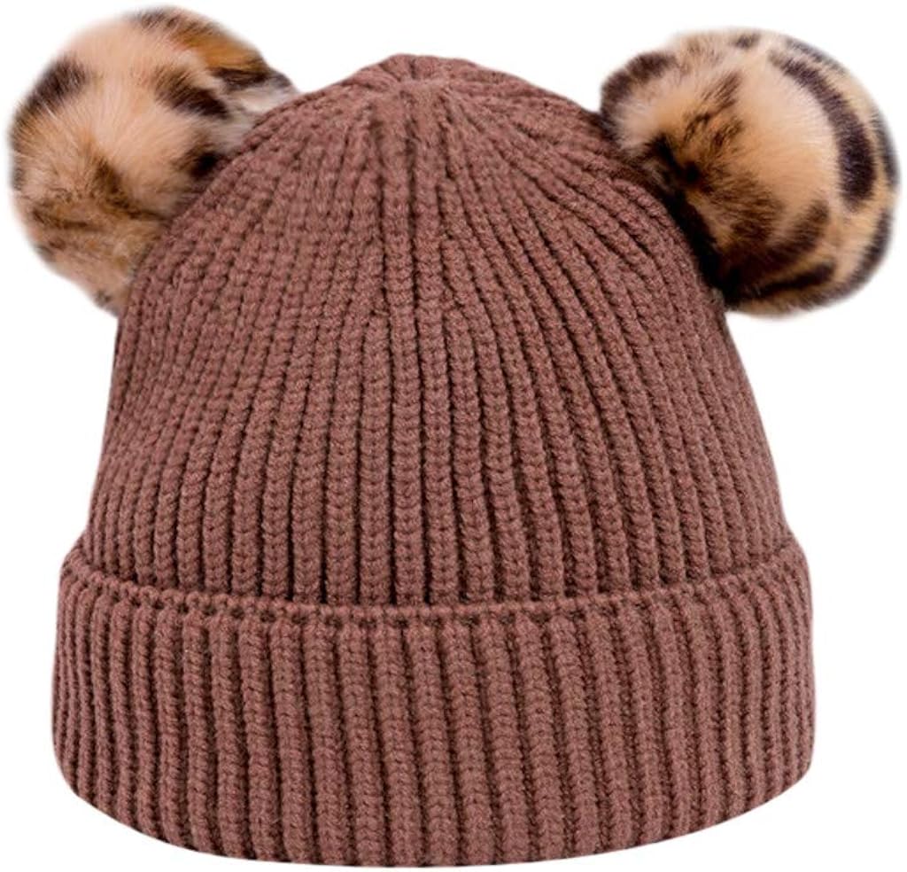 Culater_Cappello Neonato Invernale di Lana Lavorato Bambino Bambina Carina  Berretto A Maglia Cappello per Bambini Cappello in Pelliccia di Leopardo  Caldo per Bambini Abbigliamento e scarpine Prima infanzia  outlookplanningdevelopment.com.au