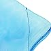 SABUY 18 Inch Heavy Duty Deep-Bag Swimming Pool Leaf Net Skimmer Rake with Nylon Medium Fine Mesh for Cleaning Swimming Pools, Hot Tubs, Spas and Fountains, Blue