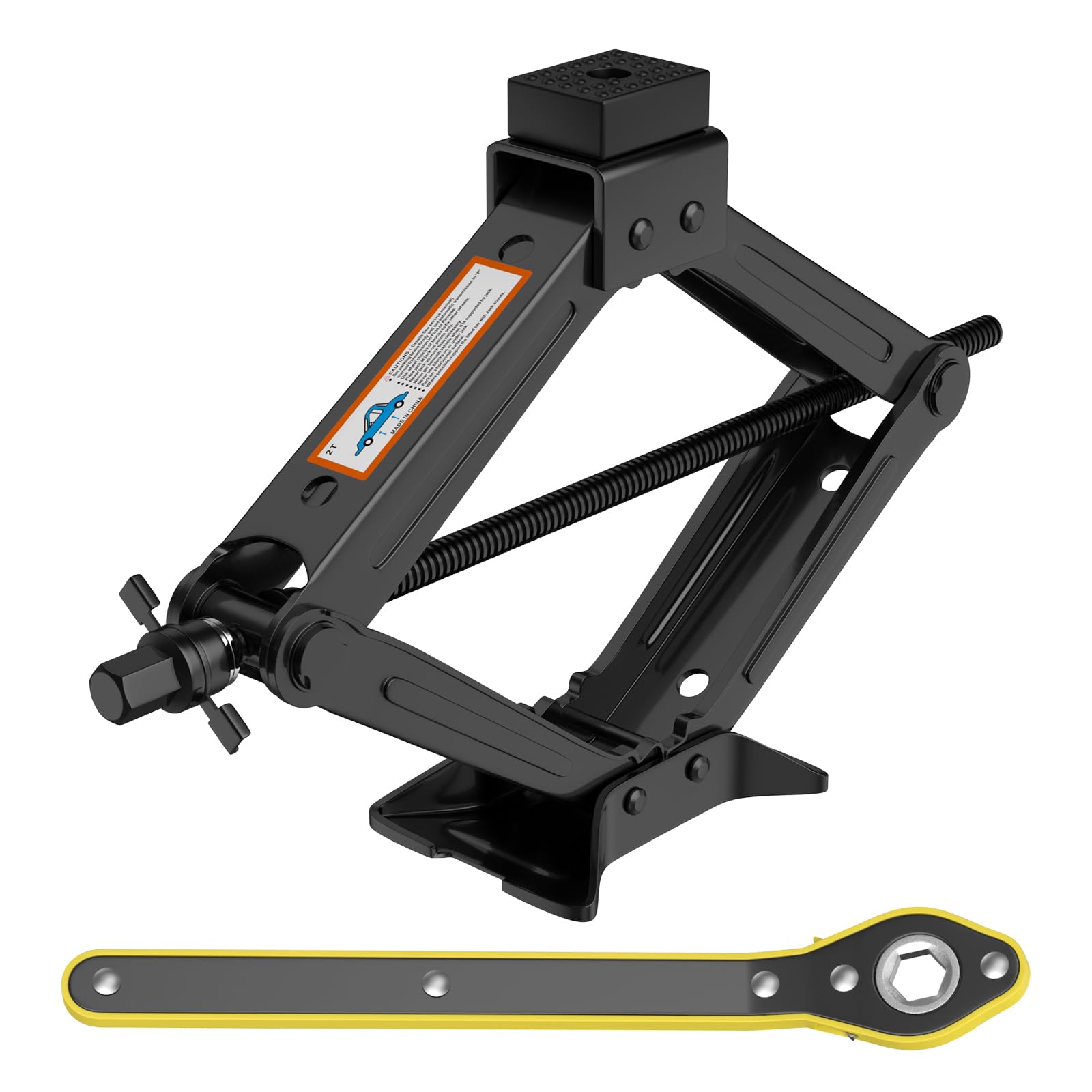 Photo 1 of **MISSING PARTS** Universal Car Jack Kit Scissor Jack for Car 2 Ton Spare Tire Changing Kit,Portable Tire Jack Repair Kit with Lug Wrench,Car Lifting Jack for Auto/SUV/MPV