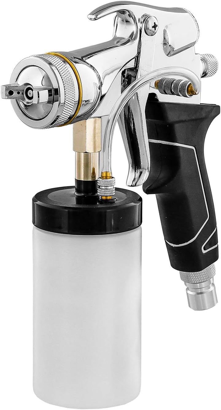 Belloccio Salon Deluxe (Model G26) Professional Metal HVLP Precision Spray Tanning Application Gun with Standard Turbine Sprayer Hose Size Quick-Release Coupler Connector - Spray Sunless DHA Solutions