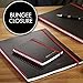 Black n' Red Twin Wire Poly Cover Notebook, 11