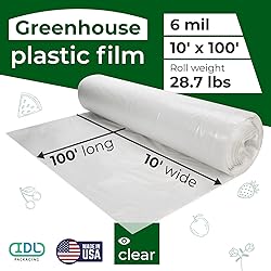 IDL Packaging Clear 6 mil Greenhouse Plastic