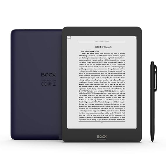 BOOX Nova Pro 7.8 Zoll eReader, Integriertes Licht Dual-Touch, 2GB+32GB, Android 6.0, WLAN Blau