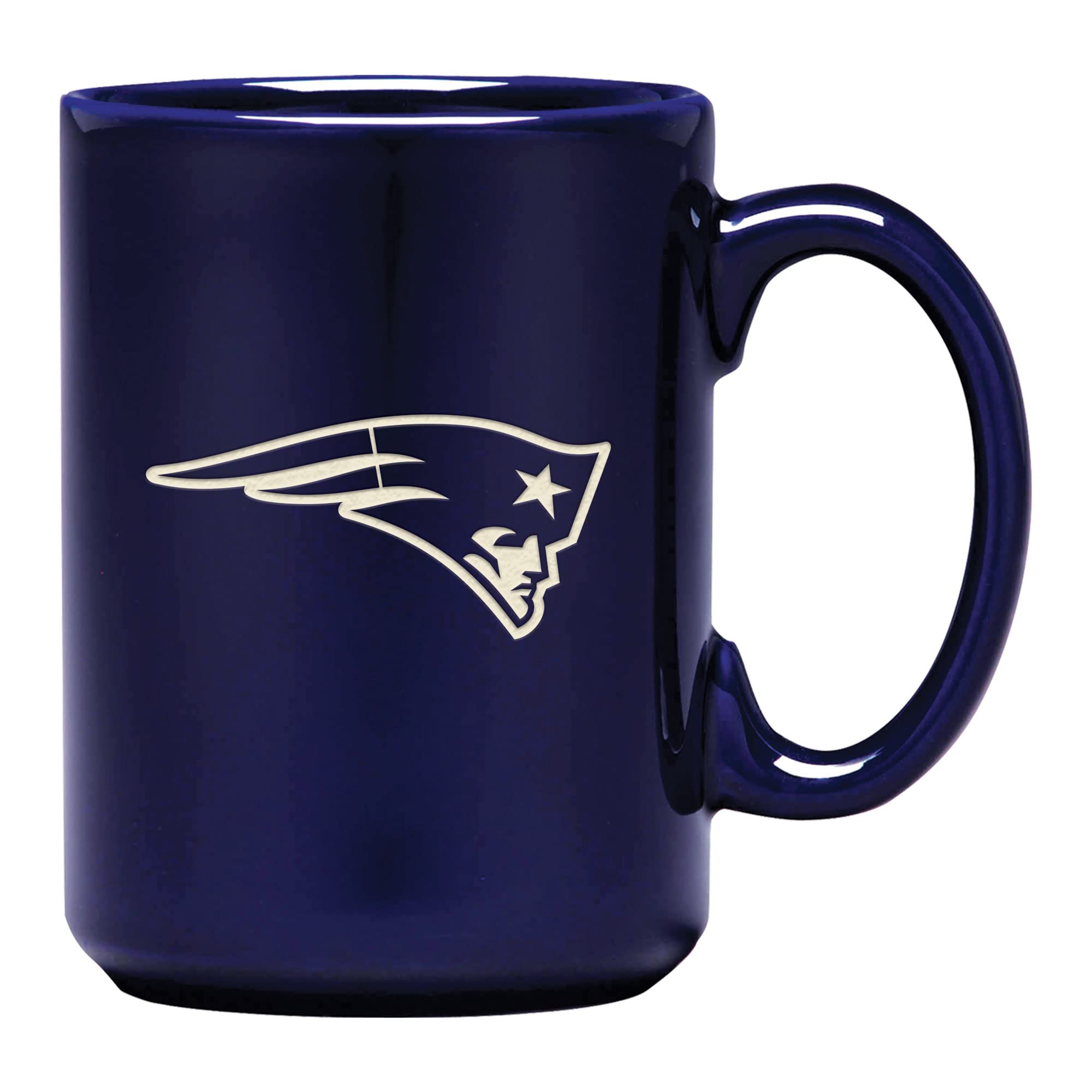 New England Patriots NFL Mug with Laser Engraving 450 ml