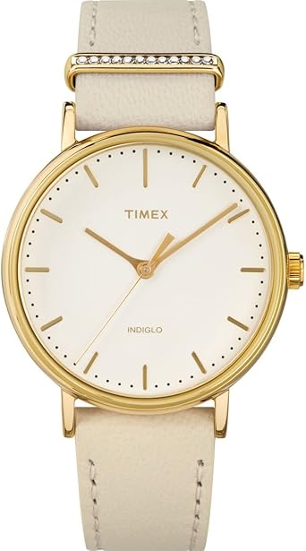 timex fairfield rose gold