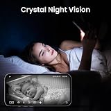 Cinnado 2K Indoor WiFi Camera Security System 2 Pack 360° PTZ Night Vision view 4