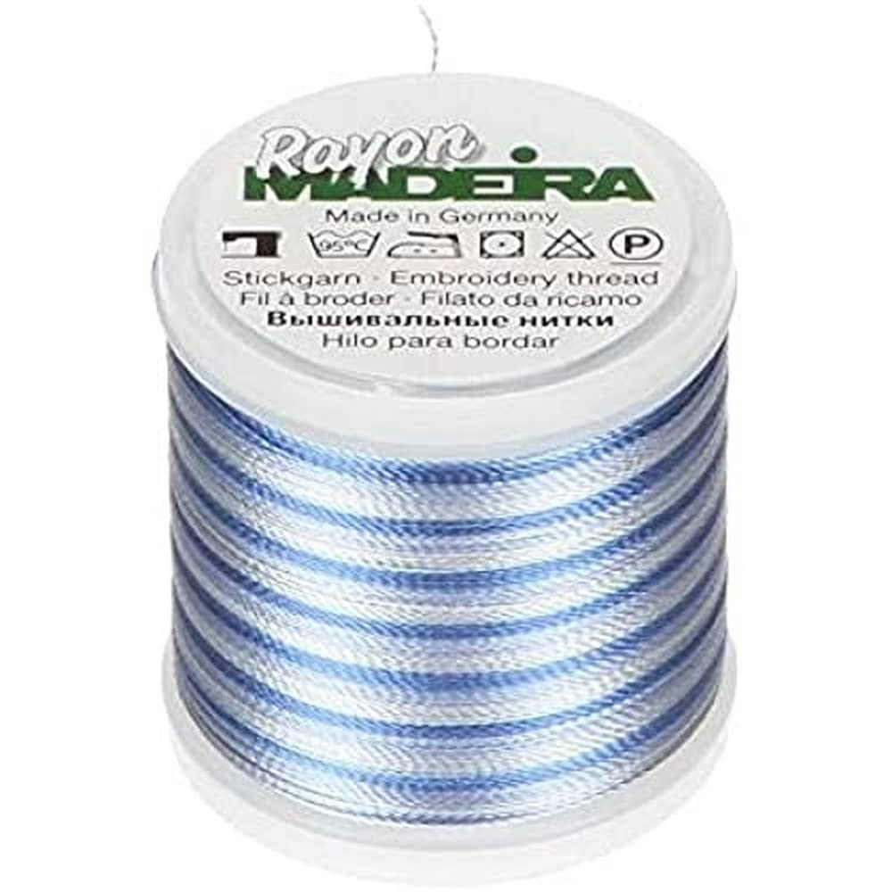 Tacony Corporation VarpstlBlue-Madeira Rayon Thread, Acrylic, Multicolour, 2.79x2.79x3.3 cm