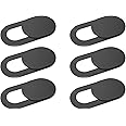 California JOS Webcam Cover (6 Piece), 0.03 inch Ultra Thin Laptop Camera Cover Slide for iPhone iPad MacBook Pro Computer iMac Cell Phone PC Accessories Camera Blocker Slider, Great for Privacy