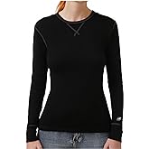 MERIWOOL Womens Base Layer 100% Merino Wool Heavyweight 400g Thermal Shirt for Women